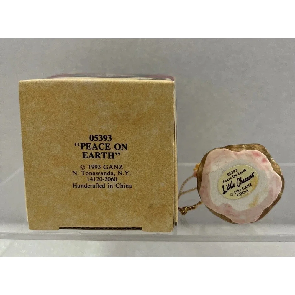Ganz Little Cheesers‎ 1993 Peace on Earth #05393 Vintage Collectible Ornament